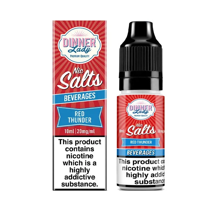 Dinner Lady Red Thunder 10ml Nic Salt E-Liquid