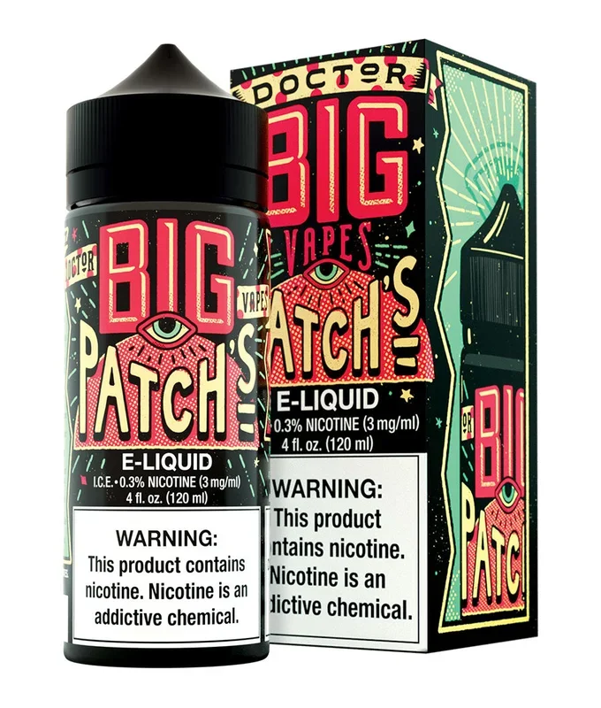 DOCTOR BIG VAPES by BIG BOTTLE Co – Patch’s – 120ML E-Liquid