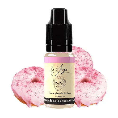 Donut glassejat de maduixa 10ml (Bombo)