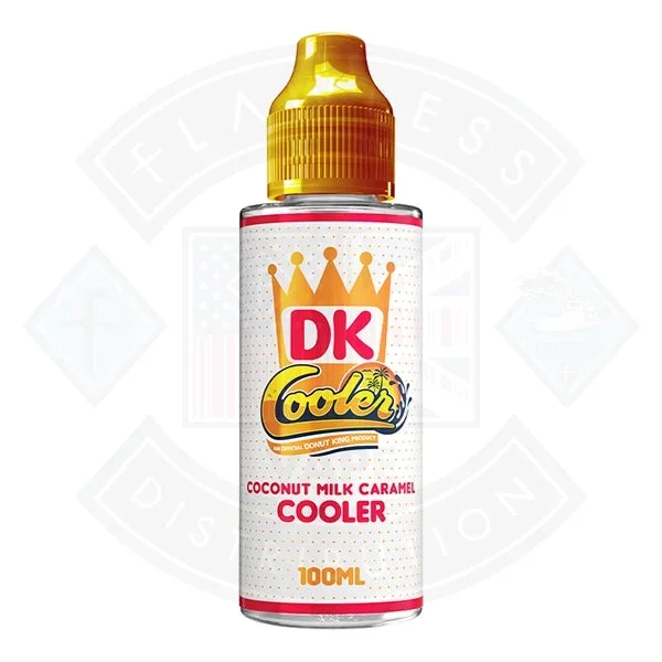 Donut King Cooler – Coconut Milk Caramel 0mg 100ml Shortfill