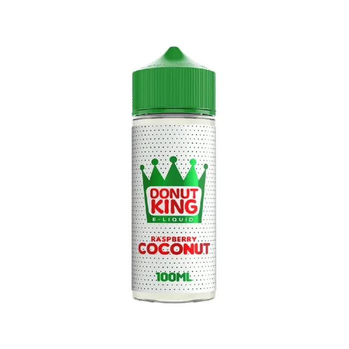 Donut King Raspberry Coconut 100ml Shortfill E-liquid