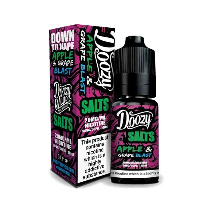 Doozy Salt – Apple & Grape Blast 10ml Nic Salt E-Liquid