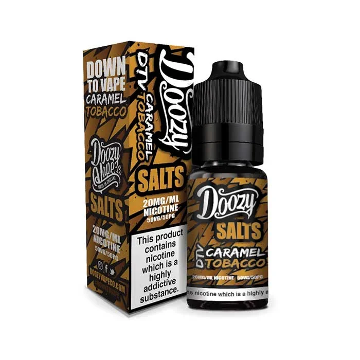 Doozy Salt – Caramel Tobacco 10ml Nic Salt E-Liquid