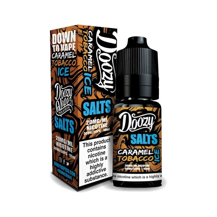 Doozy Salt – Caramel Tobacco Ice 10ml Nic Salt E-Liquid