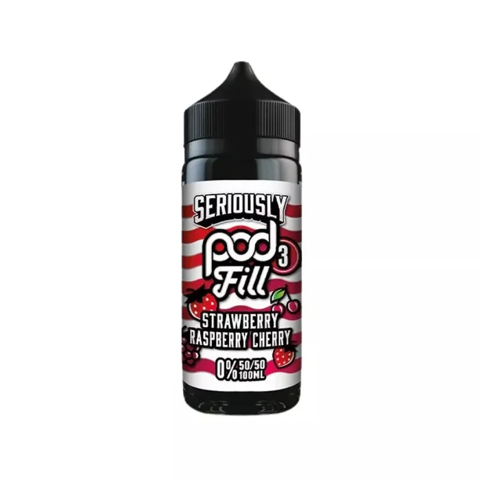 Doozy Seriously Pod Fill Strawberry Raspberry Cherry 100ml Shortfill