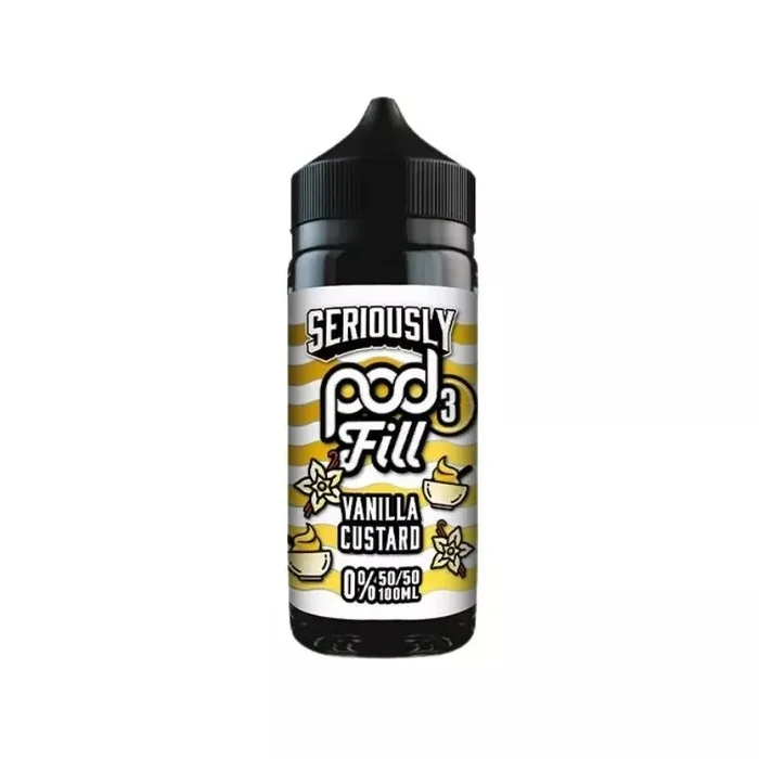 Doozy Seriously Pod Fill Vanilla Custard 100ml Shortfill
