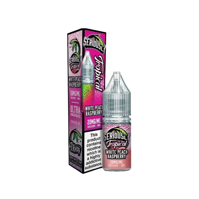 Doozy Seriously Tropical White Peach Raspberry 10ml Nic Salt