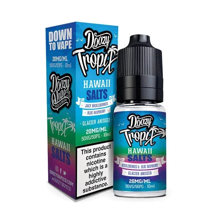 Doozy Tropix Salts – Hawaii 10ml Salt Nic E-Liquid
