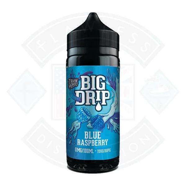 Doozy Vape – Big Drip Blue Raspberry 0mg 100ml Shortfill
