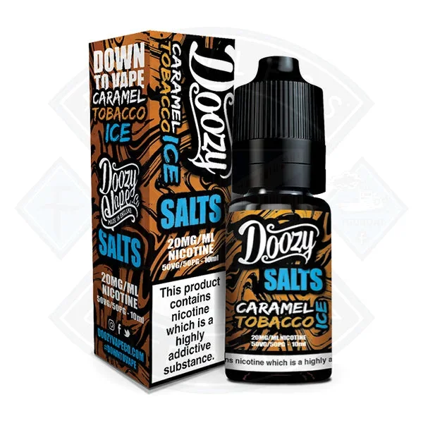 Doozy Vape Salts Caramel Tobacco Ice 50/50 10ml e-liquid