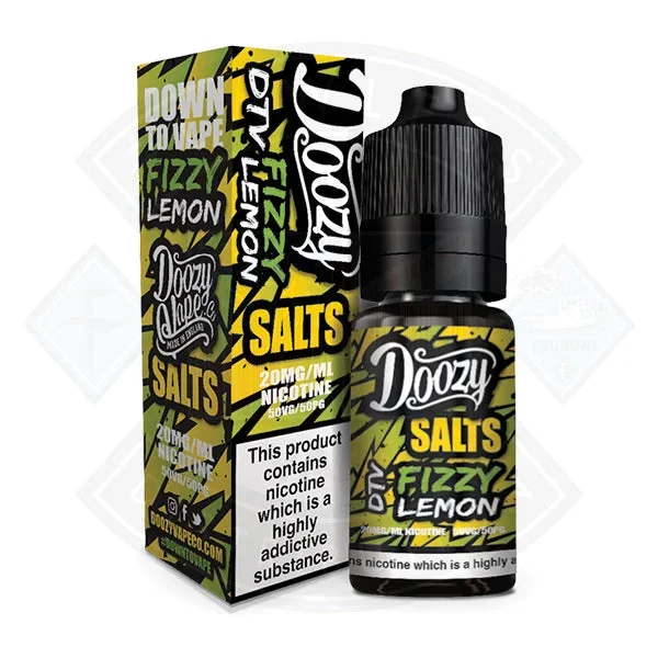 Doozy Vape Salts Fizzy Lemon 50/50 10ml e-liquid