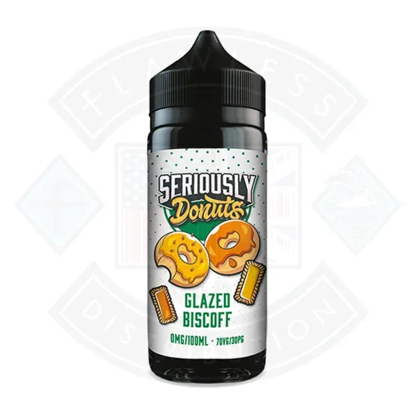 Doozy Vape Seriously Donuts Glazed Biscuit 0mg 100ml Shortfill