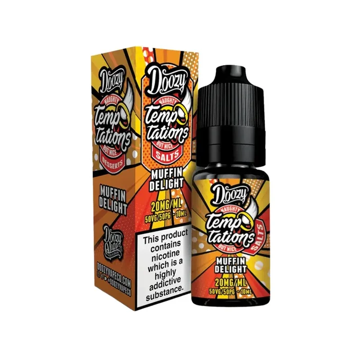 Doozy Vape Temptations Muffin Delight Nic Salt 10ml