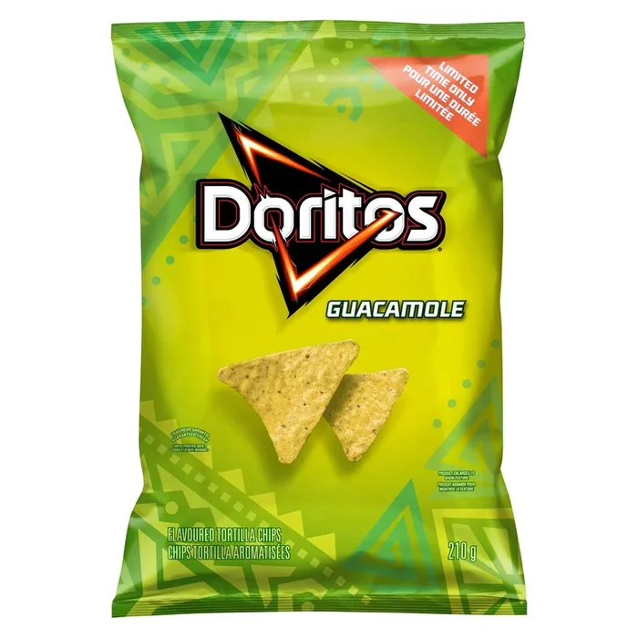 Doritos Flavoured Tortilla Chips Guacamole, 210 g