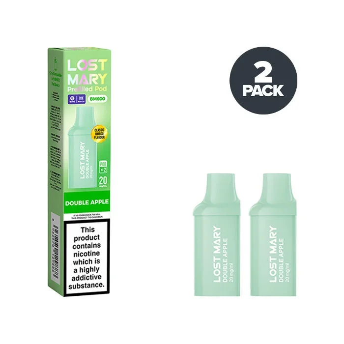 Double Apple Lost Mary BM600 Prefilled Pods