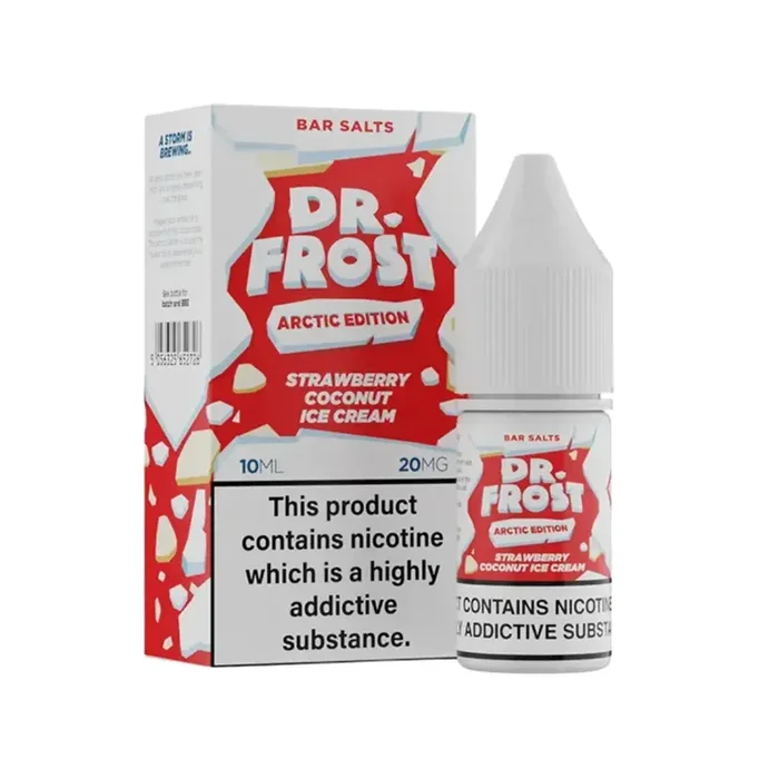 Dr Frost Arctic Strawberry Coconut Ice Cream 10ml Nic Salt