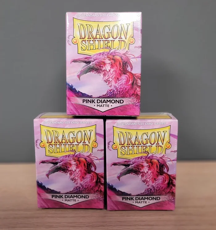 Dragon Shield Deck Protector – Matte Pink Diamond 100 CT