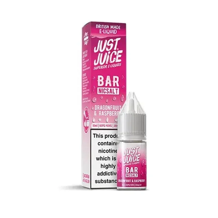 Dragonfruit & Raspberry 10ml Nic Salt E-Liquid by Just Juice Bar Salt