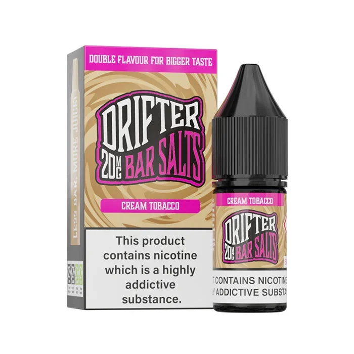 Drifter Bar Salt Cream Tobacco 10ml Nic Salt E-Liquid