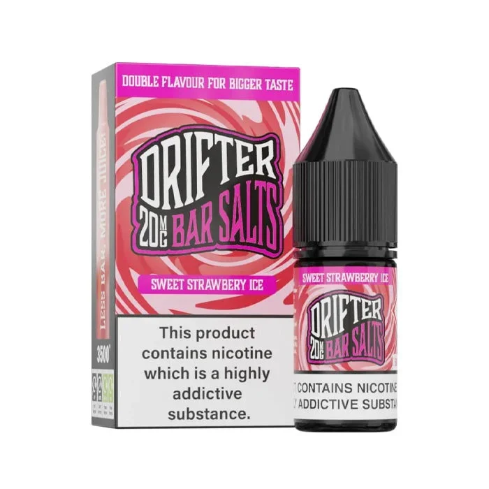 Drifter Bar Salt Sweet Strawberry Ice 10ml Nic Salt E-Liquid