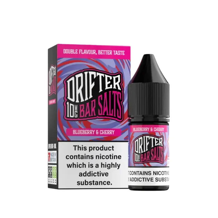 Drifter Bar Salts Blueberry & Cherry 10ml Nic Salt E-liquid