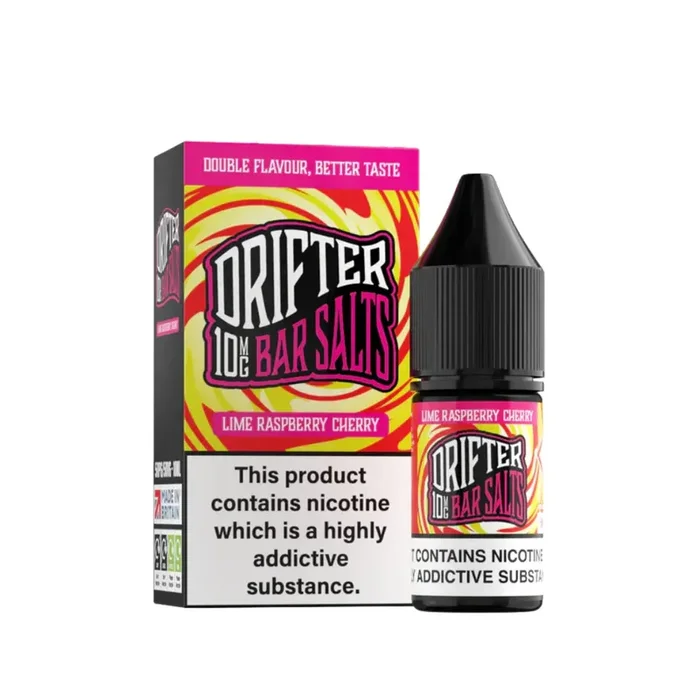 Drifter Bar Salts Lime Raspberry Cherry 10ml Nic Salt E-liquid