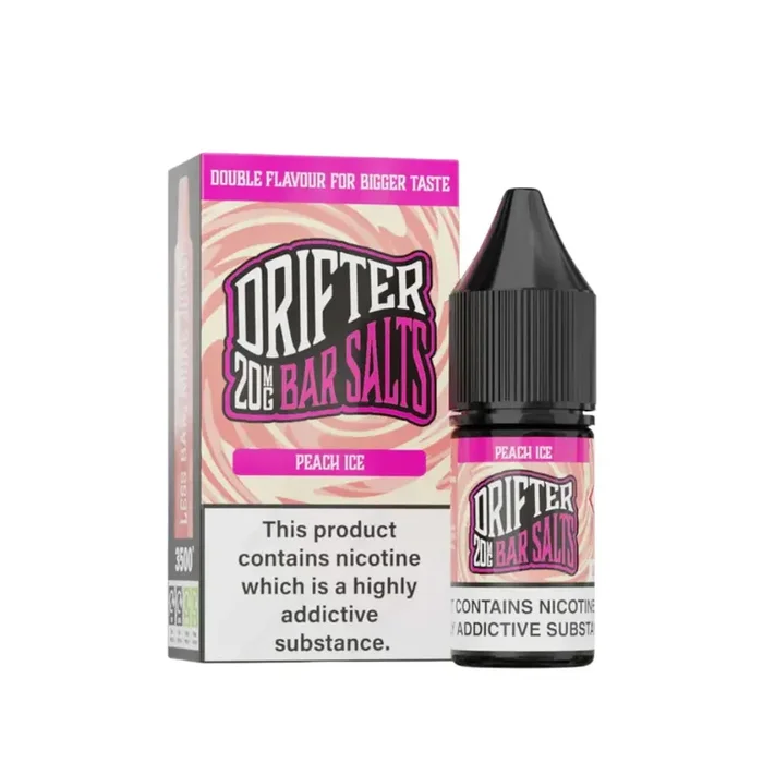 Drifter Bar Salts Peach Ice 10ml Nic Salt E-liquid