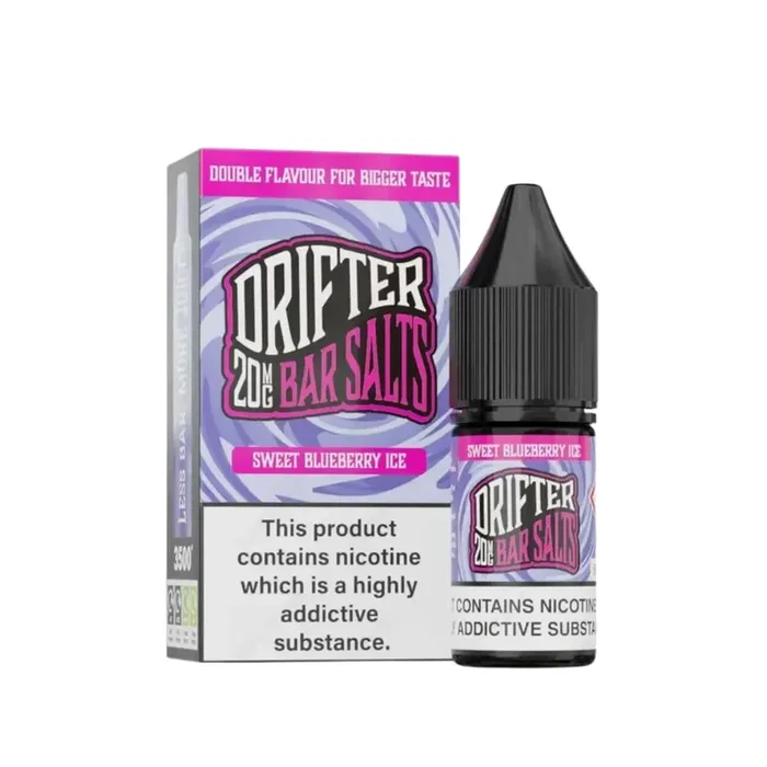 Drifter Bar Salts Sweet Blueberry Ice 10ml Nic Salt E-liquid
