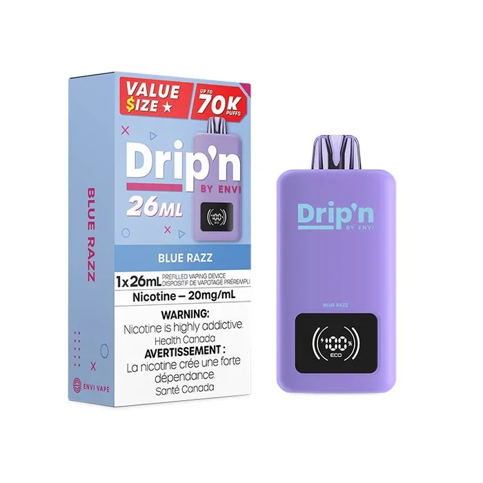 Drip’n by Envi 26ML Disposable – Blue Razz (MB)