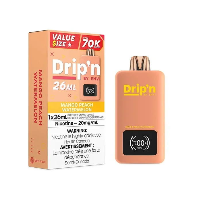 Drip’n by Envi 26ML Disposable – Mango Peach Watermelon (MB)