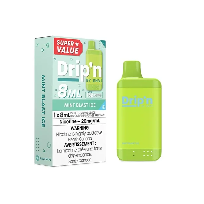 Drip’n by Envi 8ML Disposable – Mint Blast Ice (AB)