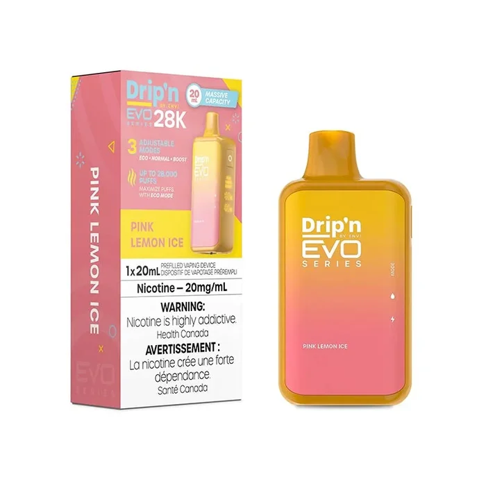 Drip’n by Envi EVO Series 28K Disposable – Pink Lemon Ice