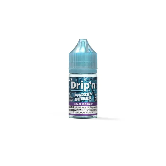 Drip’n by Envi Frozen Salt Juice – Grape Ice Blast (MB)