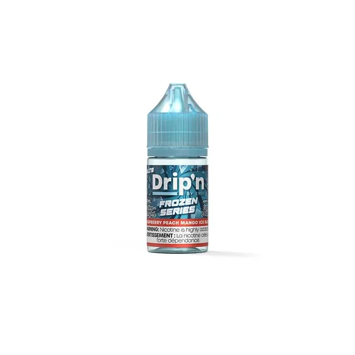 Drip’n by Envi Frozen Salt Juice – Raspberry Peach Mango Ice Blast