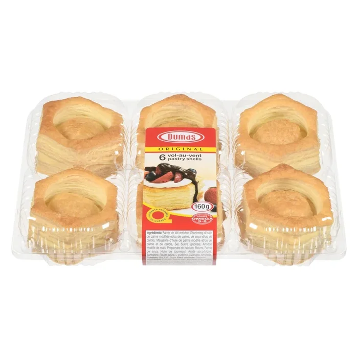 Dumas Original Vol-au-Vent, Emballage de 6, 160 g