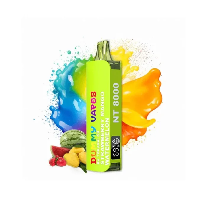 Dummy Vapes 8000 Puffs Disposable – Strawberry Mango Watermelon