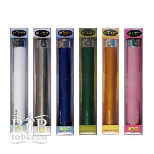 E-Tron eGo Twist 1100mAh Rechargeable Battery