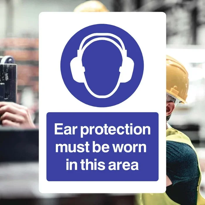Ear Protection Area Sign v2