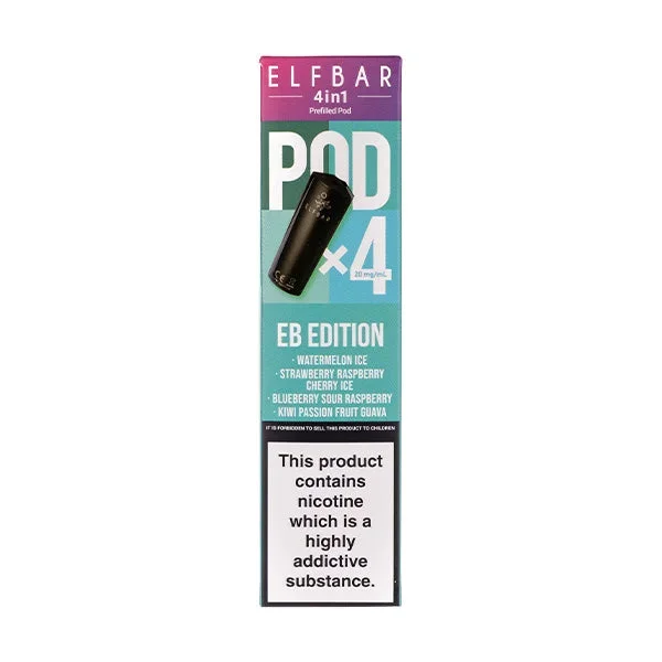 EB Edition 4 in 1 Prefilled Pods by Elf Bar – 4 Pods