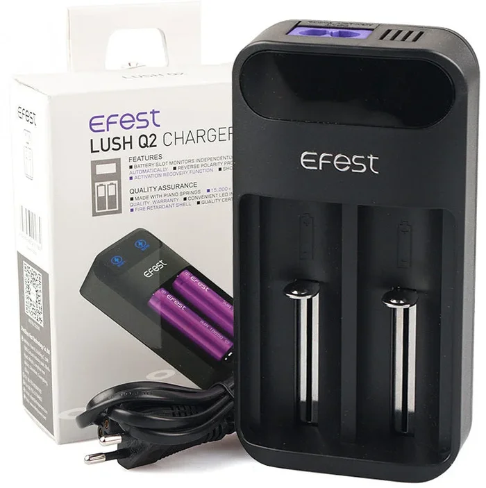Efest LUSH Q2 Dual Slot Charger