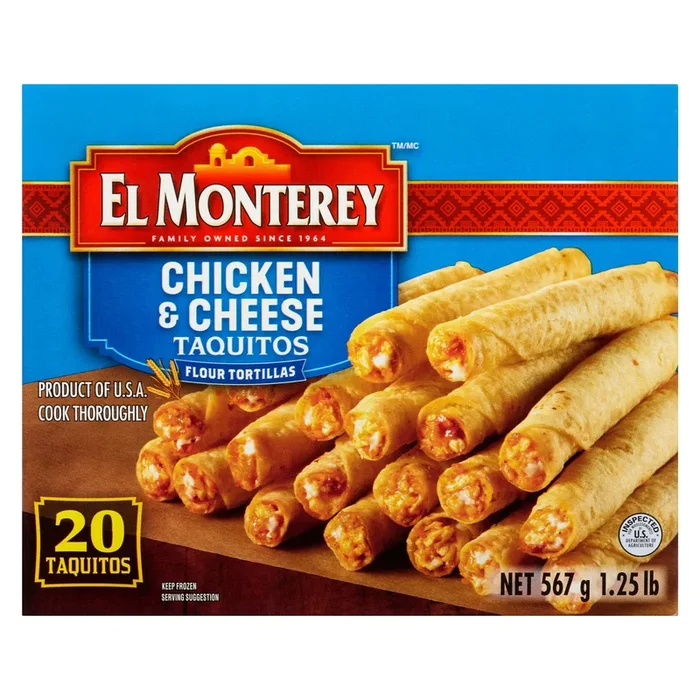 El Monterey Chicken and Cheese Taquitos, 20-Pack, 567 g