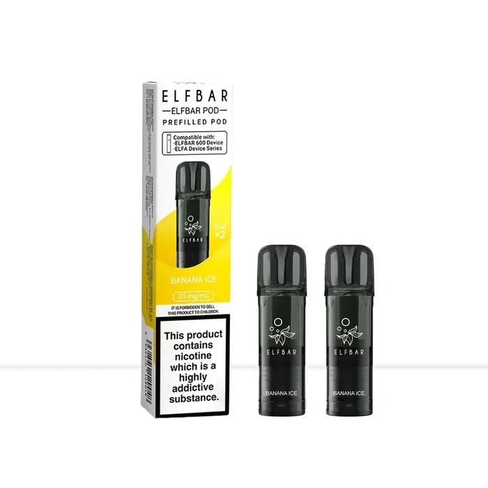 Elf Bar 600 Banana Ice Prefilled Vape Pods
