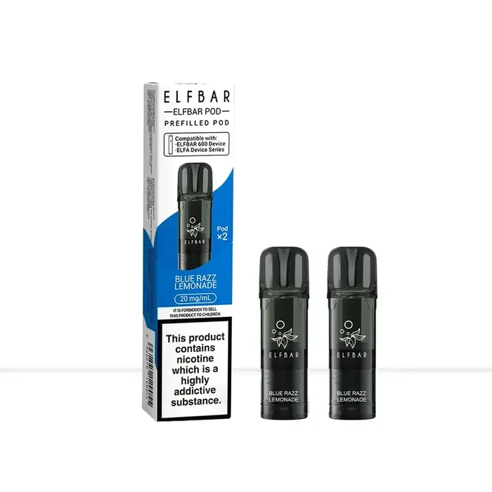 Elf Bar 600 Blue Razz Lemonade Prefilled Vape Pods