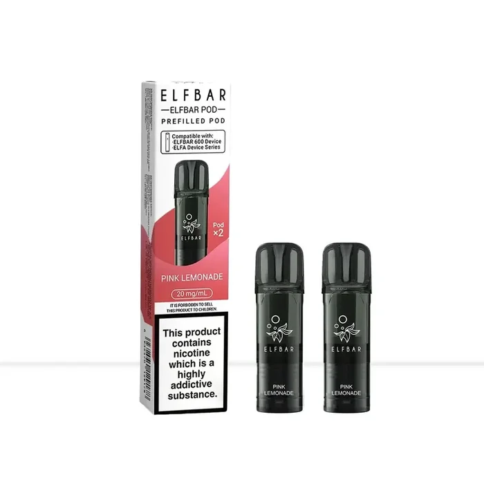Elf Bar 600 Pink Lemonade Prefilled Vape Pods
