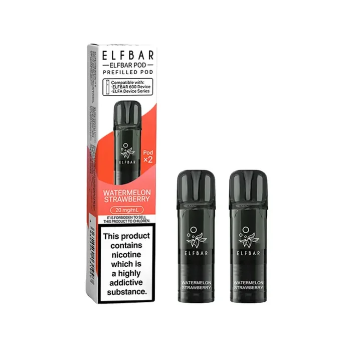 Elf Bar 600 Watermelon Strawberry Prefilled Pods