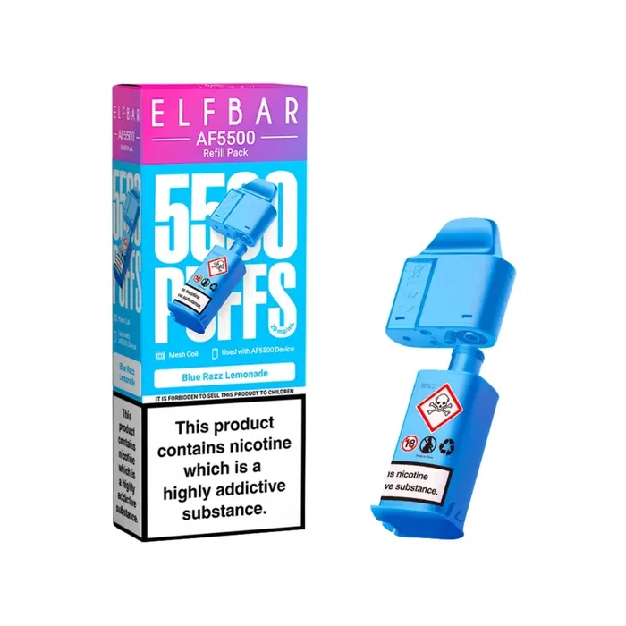 Elf Bar AF5500 Blue Razz Lemonade Refill Pod