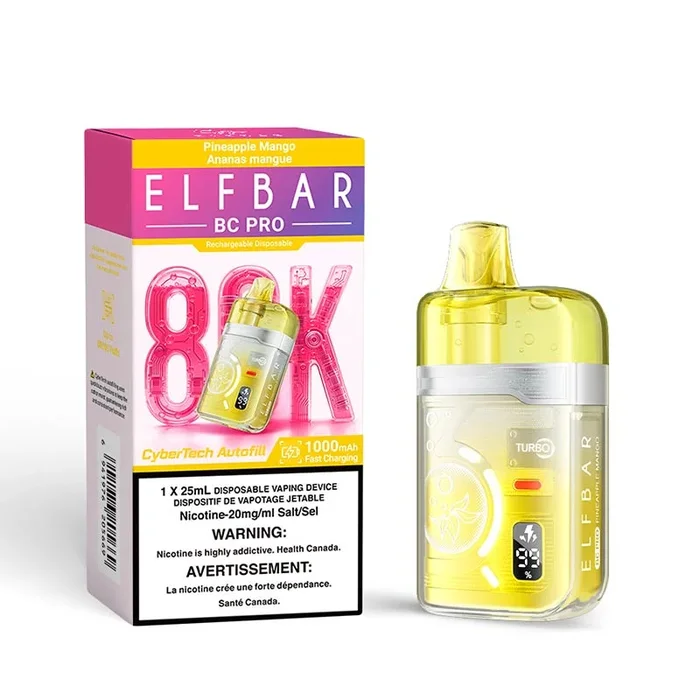 ELF Bar BC Pro 80K Disposable – Pineapple Mango (ON)