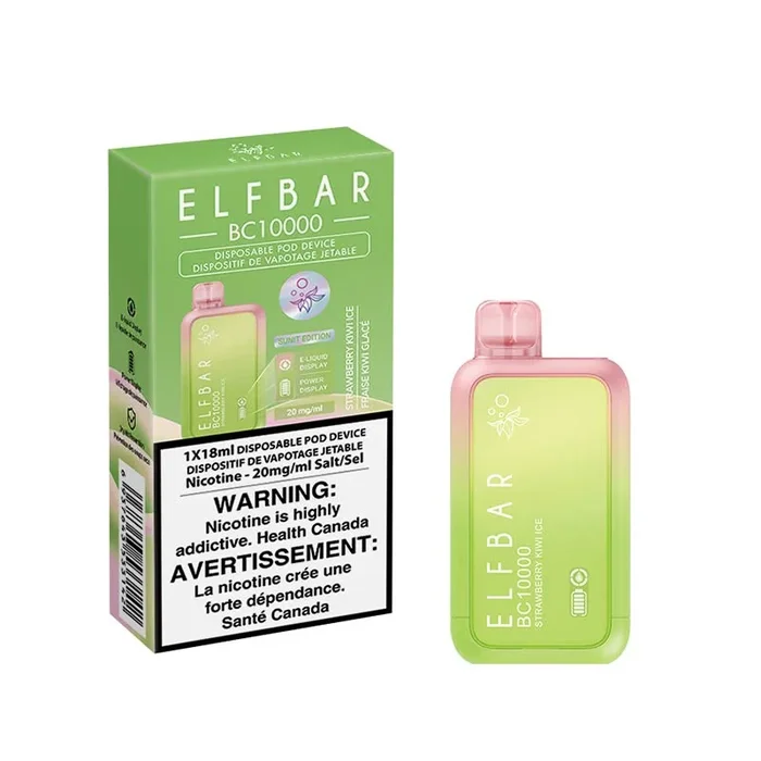 ELF Bar BC10000 Disposable Vape – Strawberry Kiwi Ice (ON)
