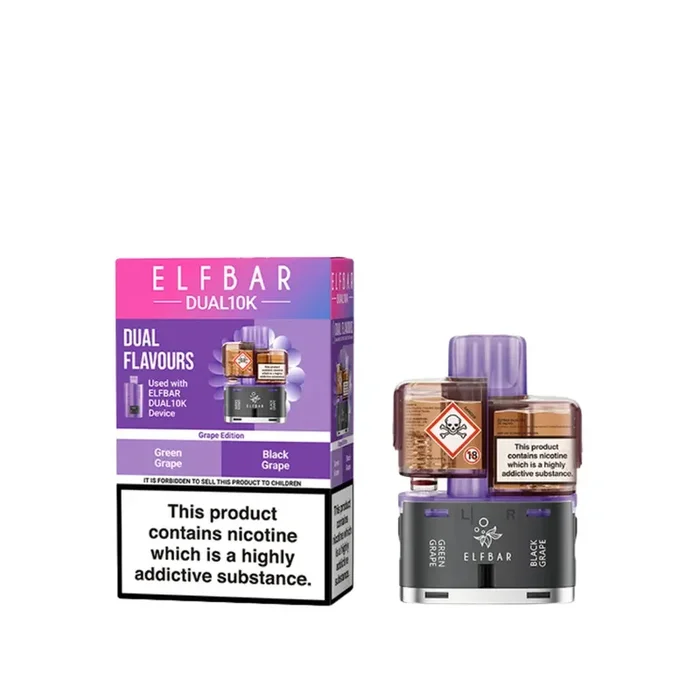Elf Bar Dual 10K Grape Edition Refill Pods