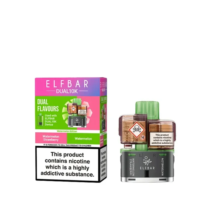 Elf Bar Dual 10K Watermelon Edition Refill Pods